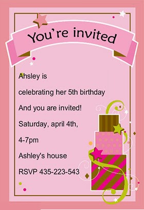 Birthday Invitation Cards | Birthday Picture