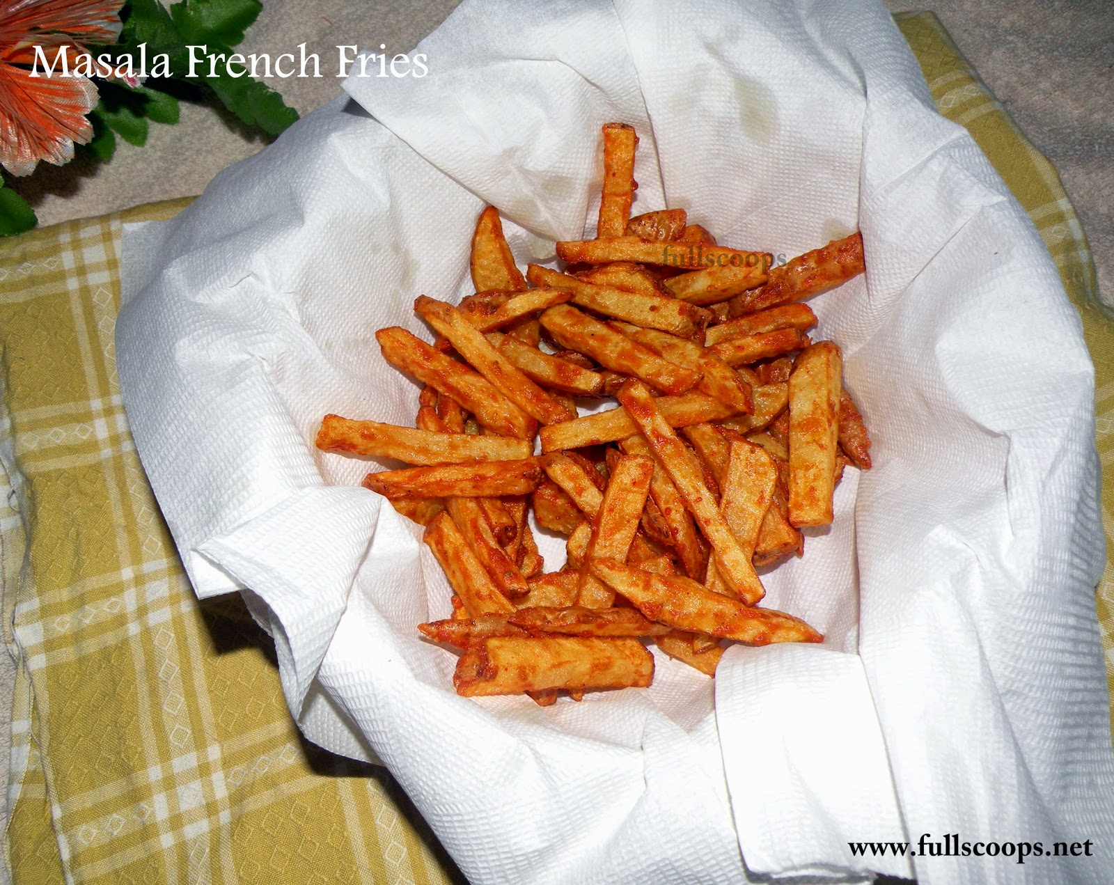 Masala French Fries Full Scoops A food blog with easy,simple