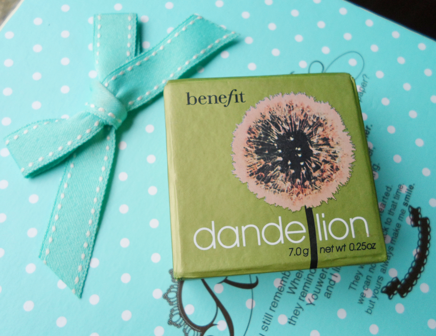benefit cosmetics blush dandelion review and swatches
