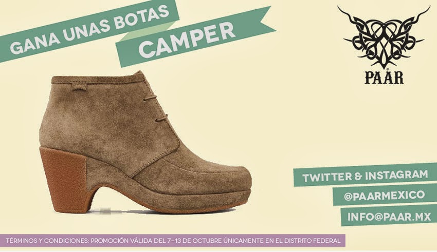 The PAAR Blog: Giveaway: Gana unas botas Camper