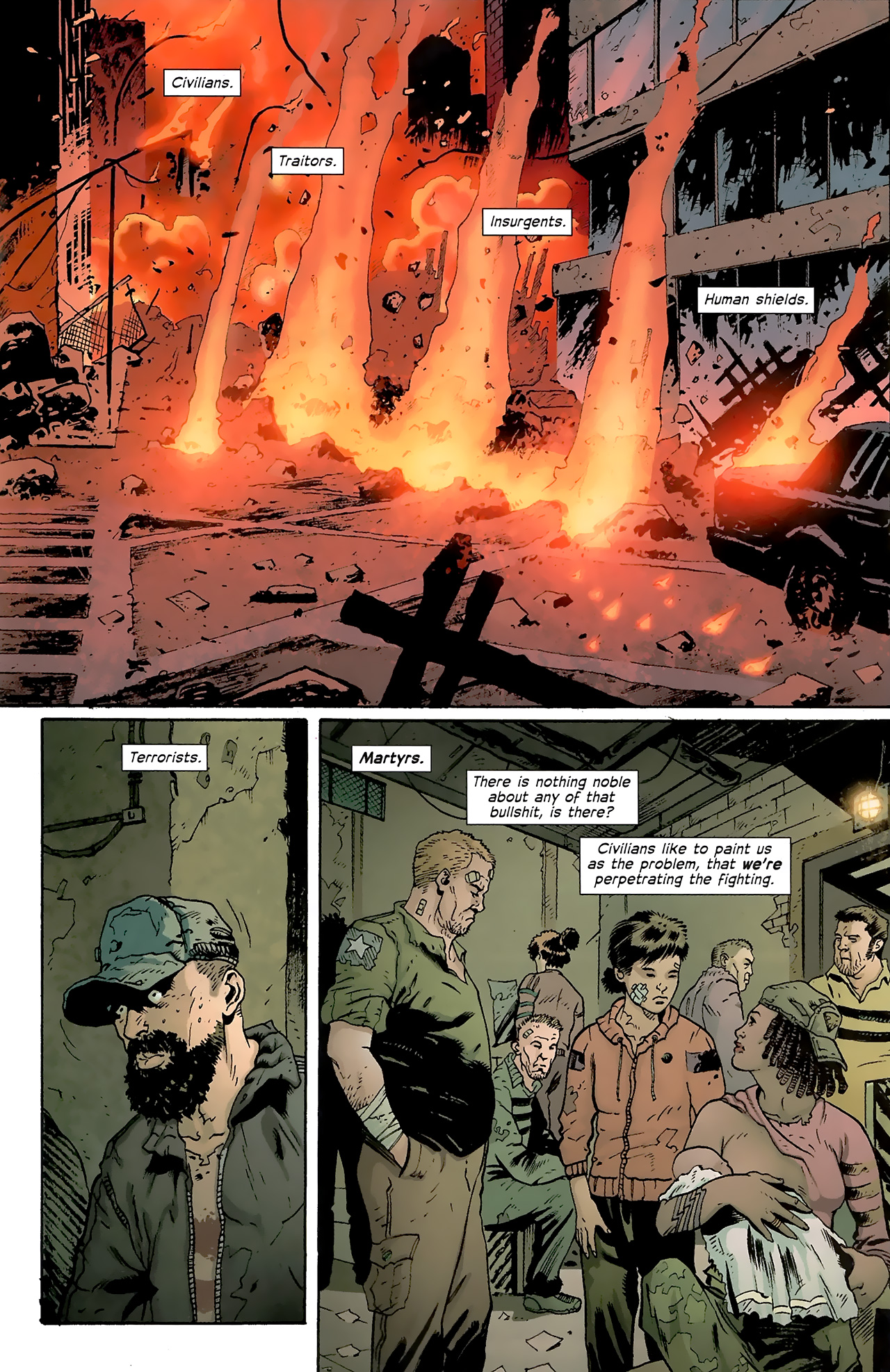 Read online DMZ (2006) comic -  Issue #55 - 13