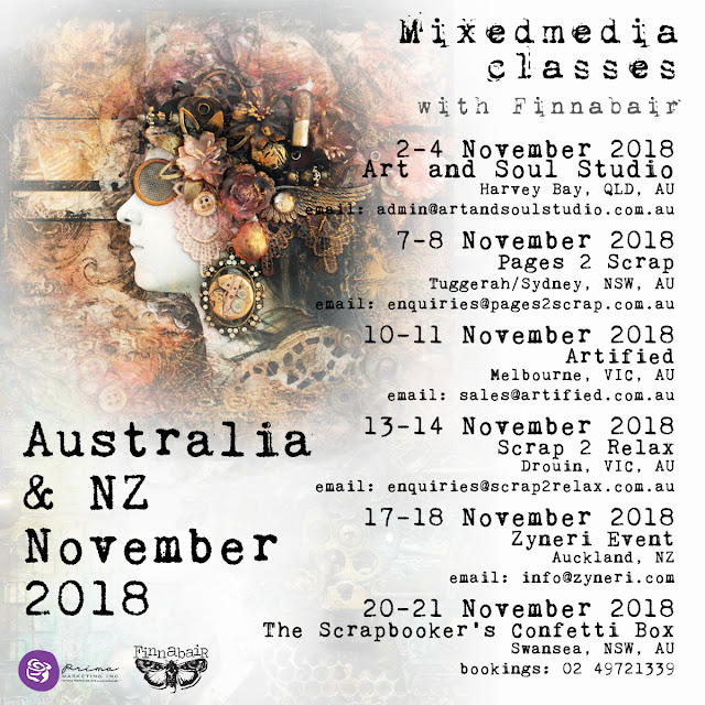 Finnabair Autumn 2018 Classes Schedule!