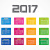 2017カレンダー無料テンプレート24