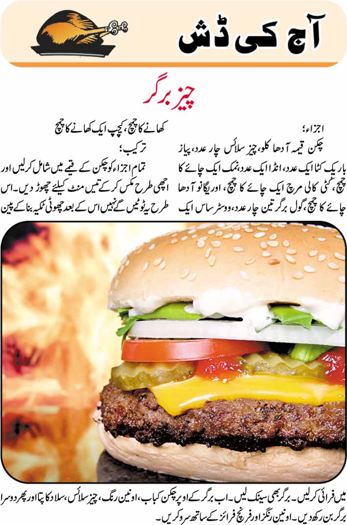 Daily Cooking Recipes in Urdu Cheese Burger Recipe in Urdu