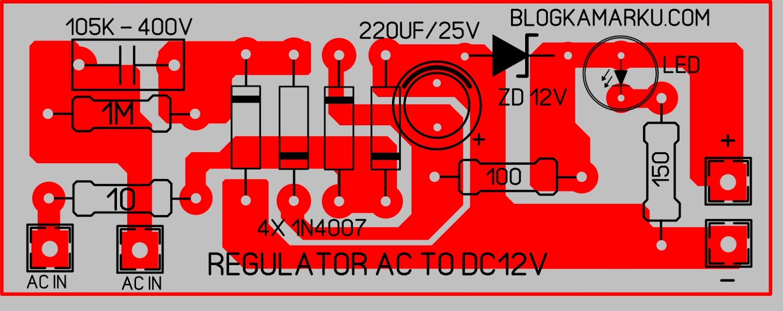 Cara Membuat Arus Dc 12 dan 5 Volt dari Arus Ac 220v - BLOGKAMARKU