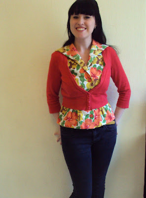 'So, Zo...': New School Vintage: Floral Rizzo Blouse