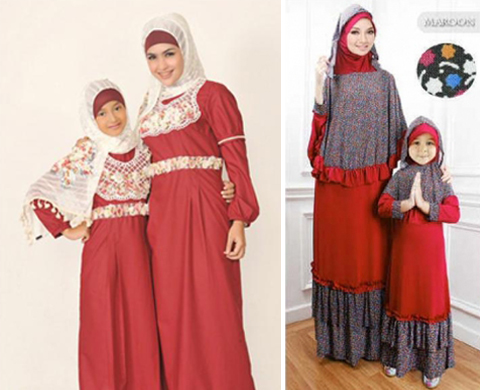 Model Baju Muslim Ibu dan Anak Terbaru 2019