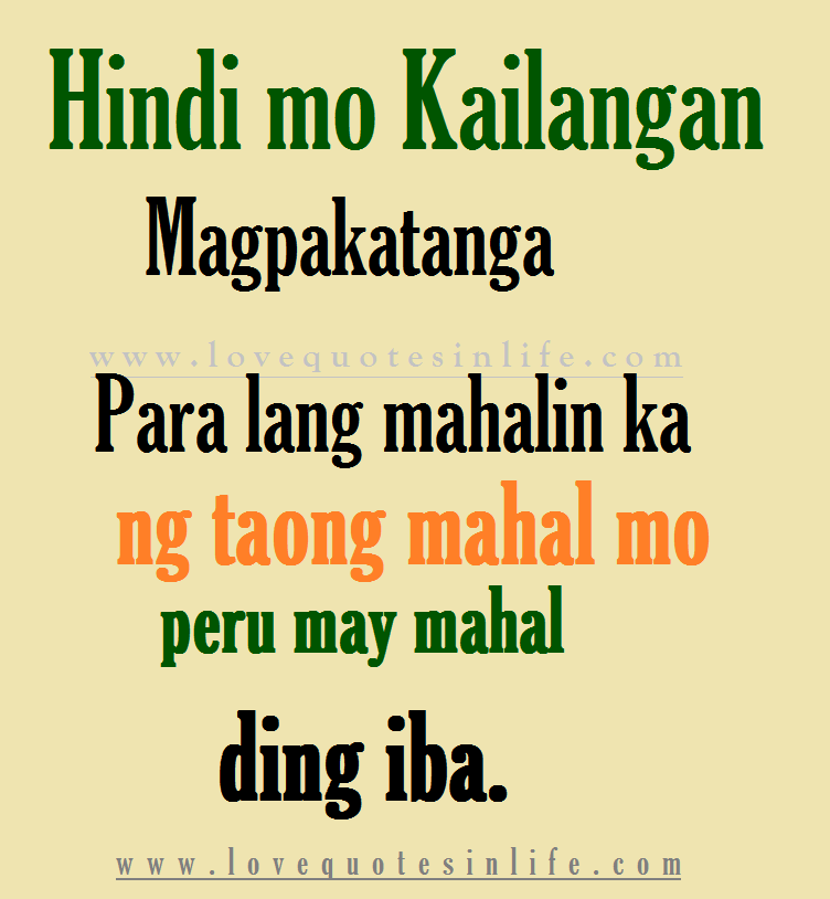 Hugot Tagalog Quotes. QuotesGram