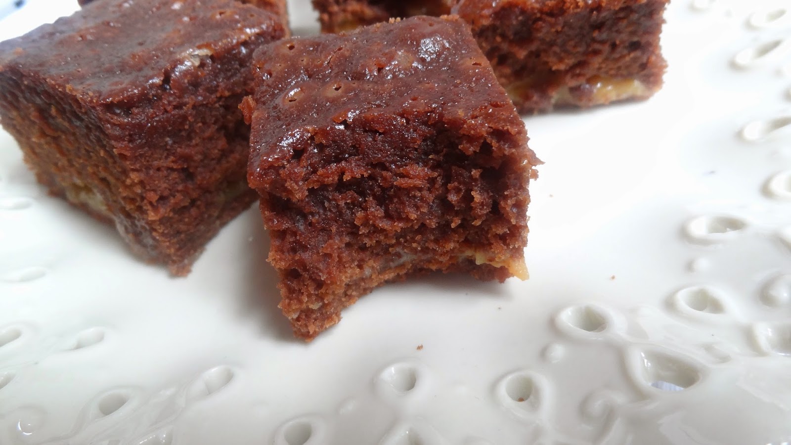 Brownies cu dulce de leche