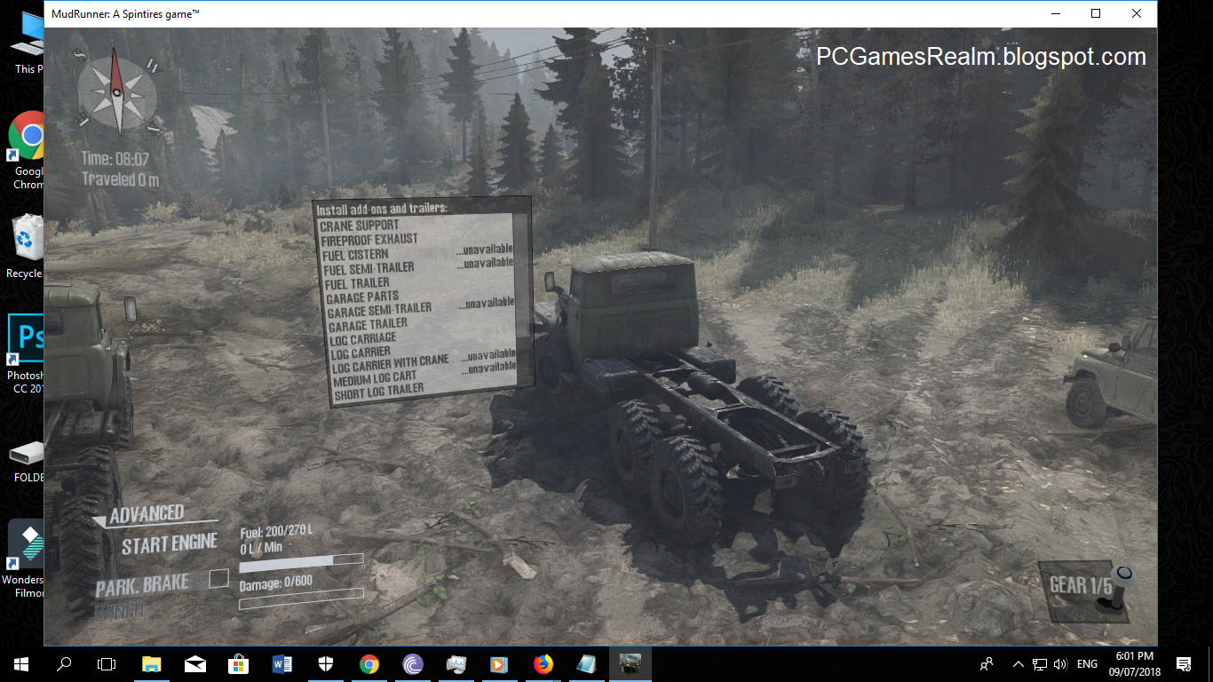 mudrunner pc pc requirements
