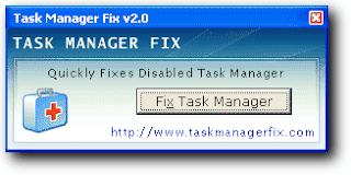 Mengaktifkan Task Manager dengan Software Fix Task Manager