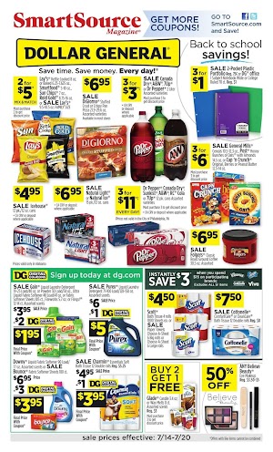 Dollar General Ad 7/14/19 and Weekly Ad 7/21/19