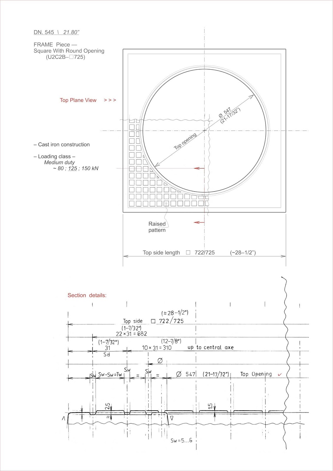 Light Community Iron Works UCB Medium Duty Cast Iron Covers