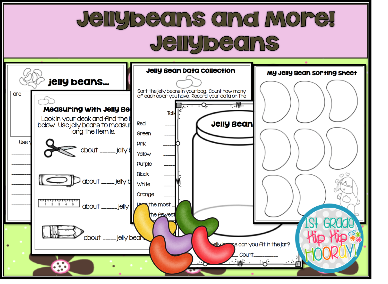 1st Grade Hip Hip Hooray! Jellybeans and More...Springtime Activities