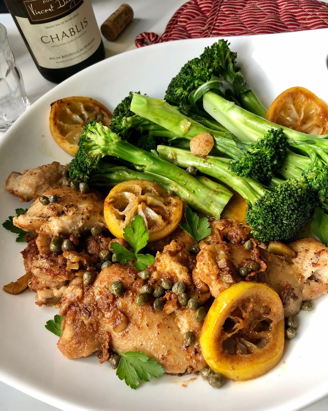 Chicken Thighs Piccata