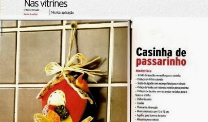 Casinha de Passarinho com Molde