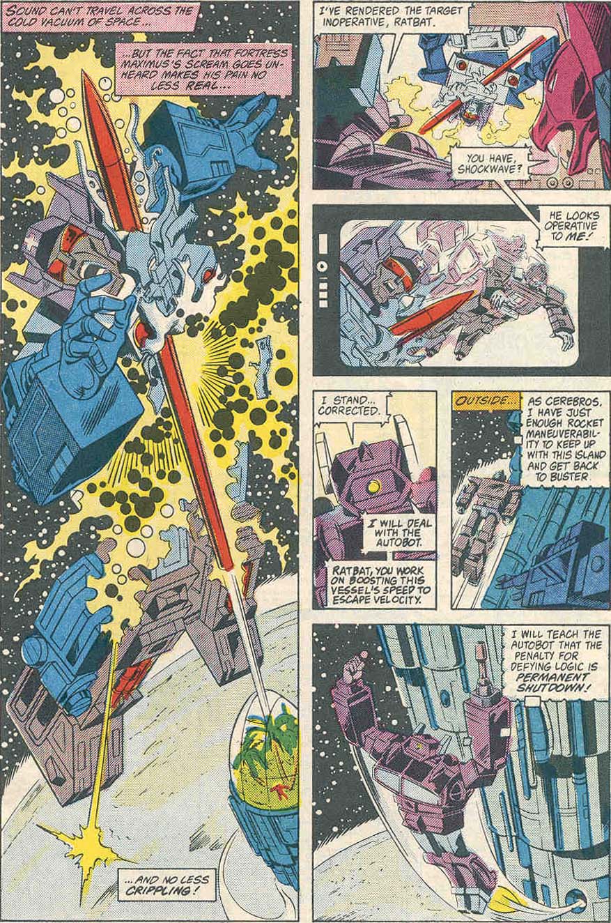 The Transformers (1984) issue 39 - Page 20