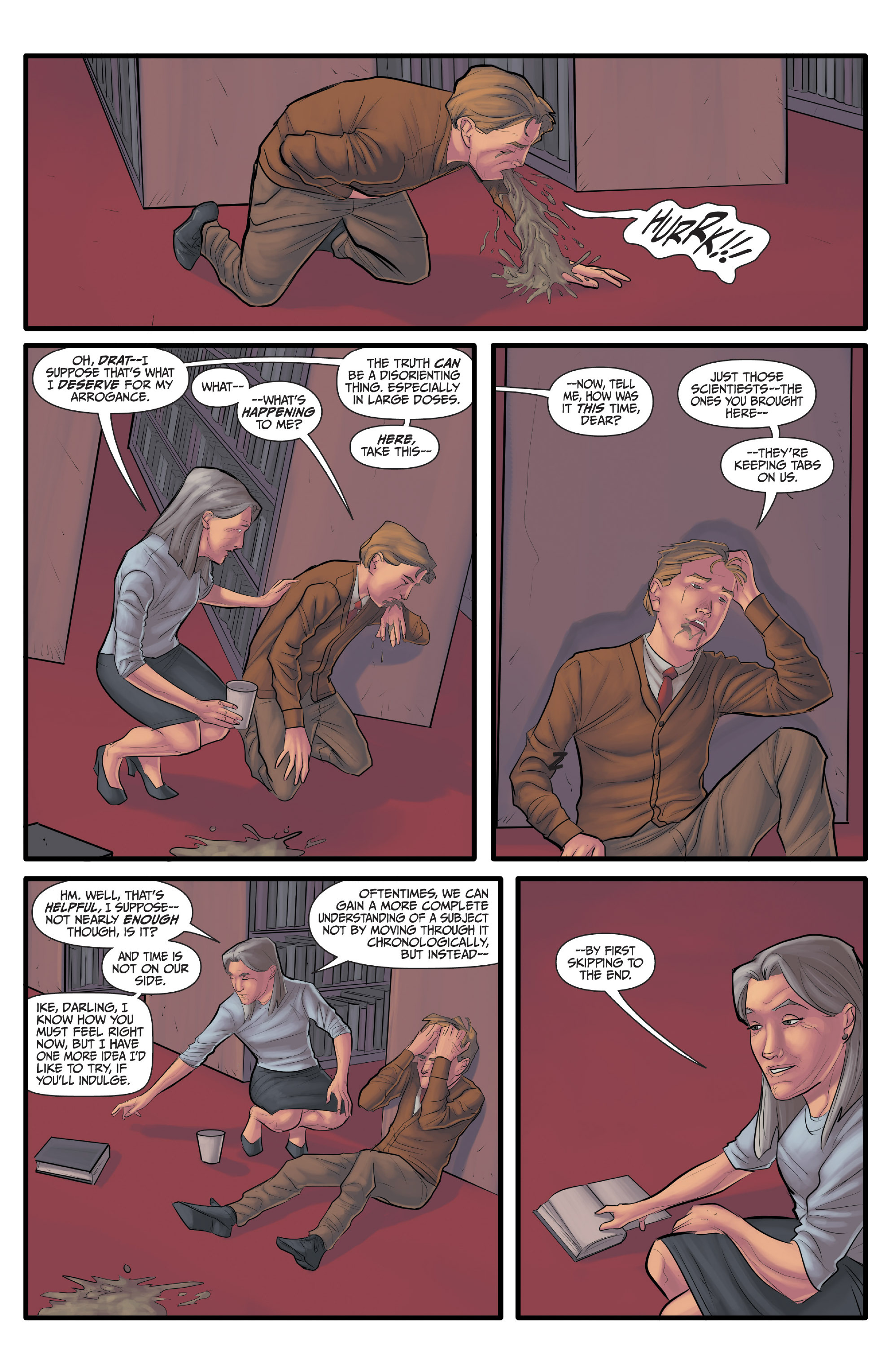 Read online Morning Glories comic -  Issue #43 - 22