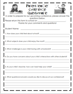 Cia Matters Tips For Successful Pa Teacher Conferences A Quick Search Will Yield Lots Of Ideas For Pa Teacher Conferences This Form Was Created By Zanah Mccauley And Posted On S Pay