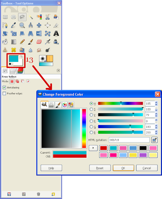 Changing the Foreground Color