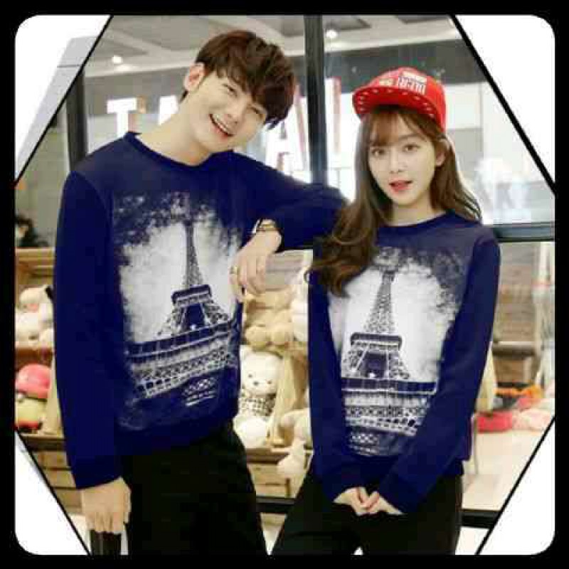 Jual Online Sweater Paris Sephia Navy Couple Murah Jakarta Bahan Babytery Terbaru Jual Online Sweater Paris Sephia Navy Couple Murah Jakarta Bahan Babytery Terbaru