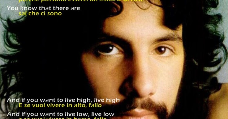 Cat Stevens If You Want To Sing Out übersetzung sdoppiamocupido.blogspot.com