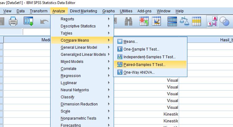 Uji T Dengan Spss Mitra Riset