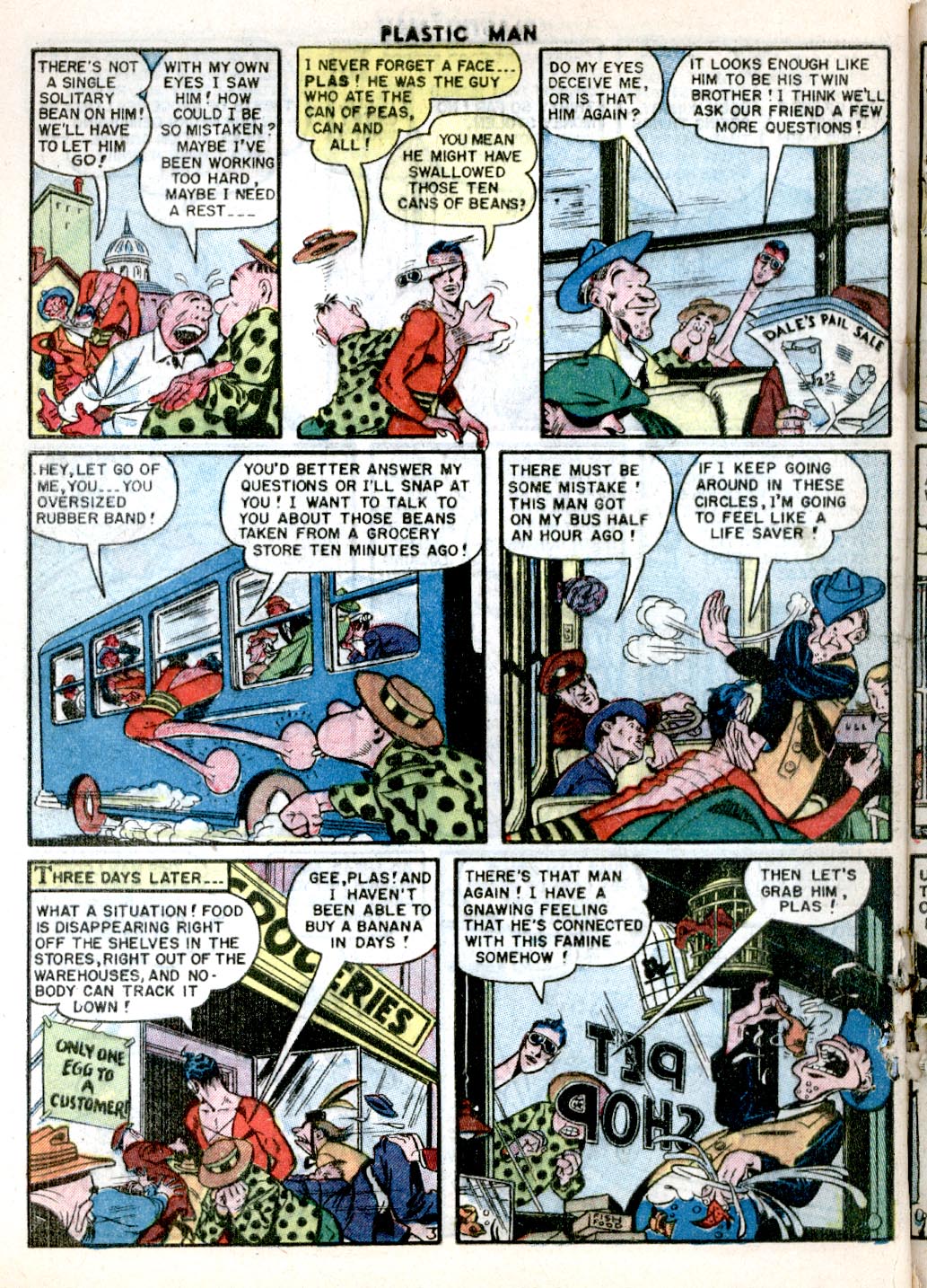 Read online Plastic Man (1943) comic -  Issue #46 - 28