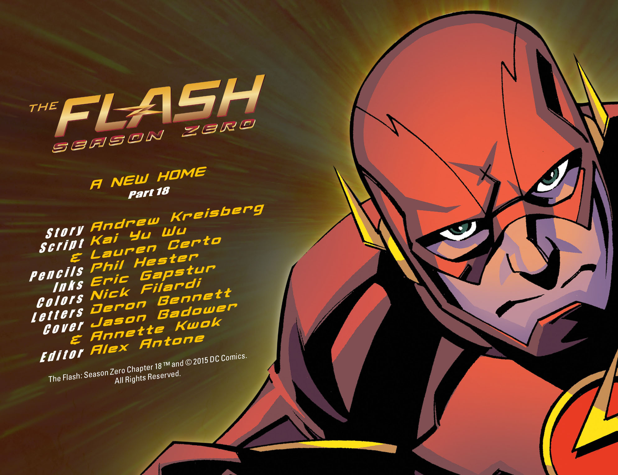Read online The Flash: Season Zero [I] comic -  Issue #18 - 2