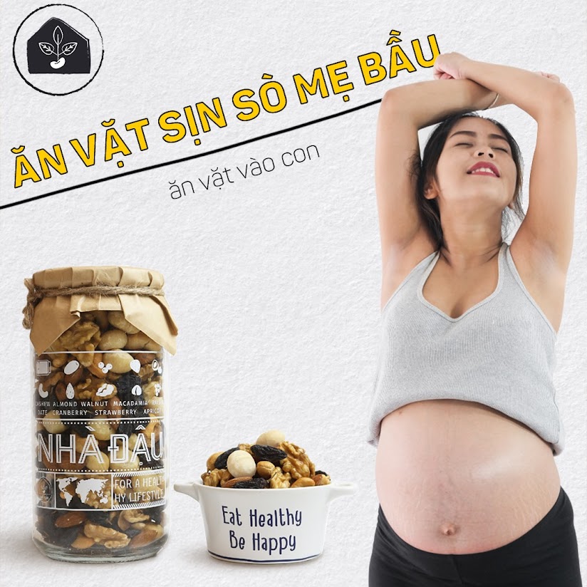 [A36] Giải pháp ăn vặt dinh dưỡng cho Bà Bầu nghén nặng