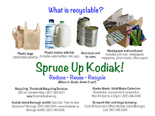 Kodiak, recycling, recycle, garbage, solid waste