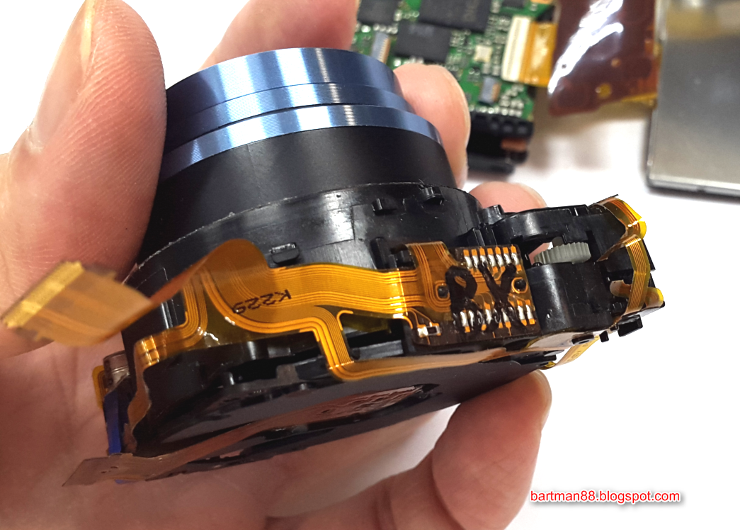 Canon IXUS 132 Lens Error repair attempt FAIL.