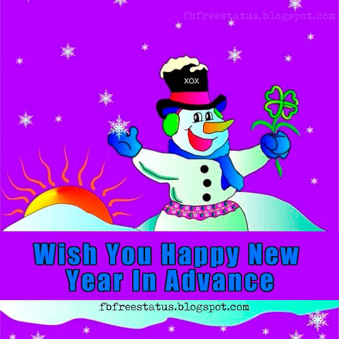 Advance Happy New Year Images, Wishes and Quotes