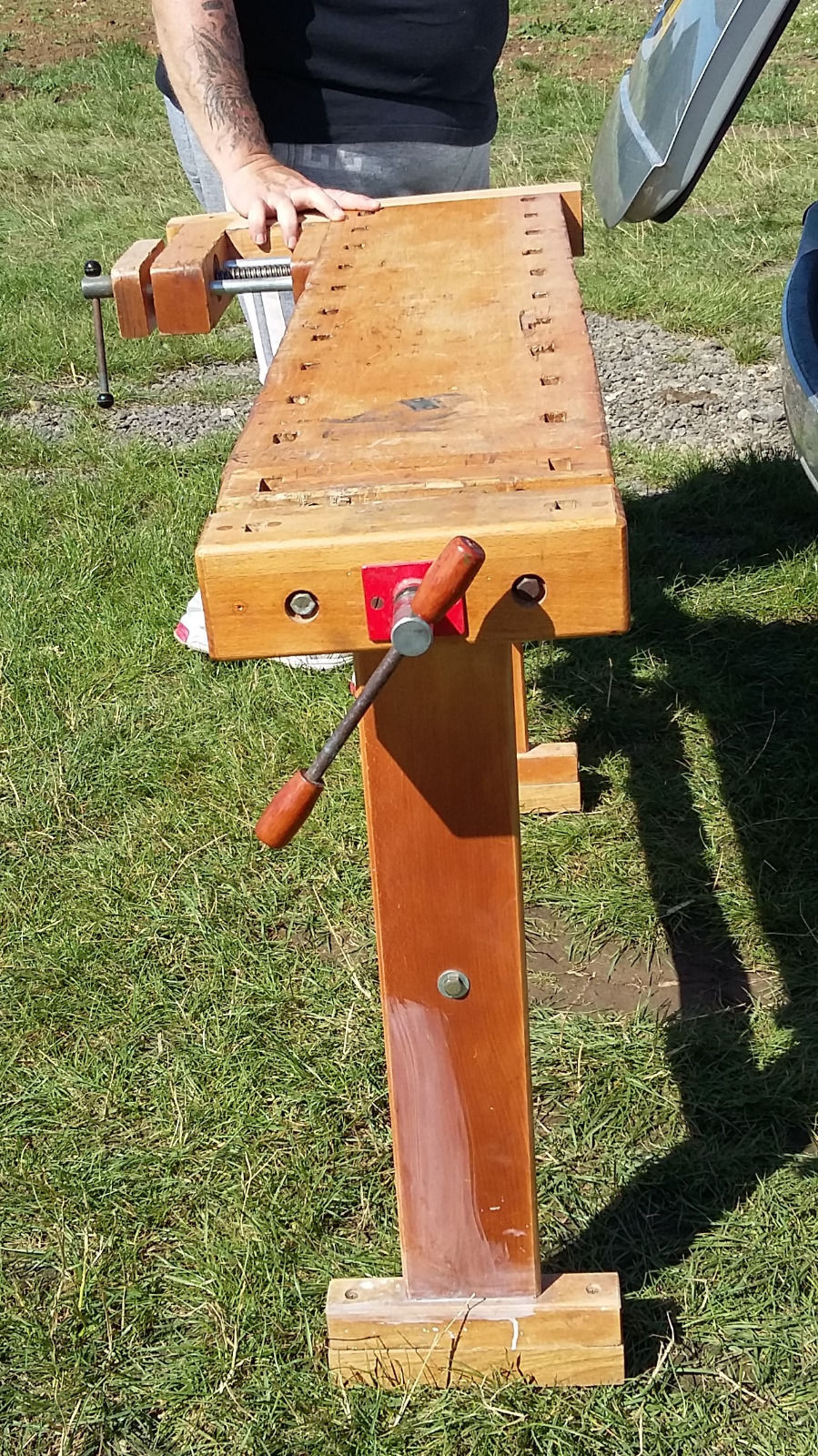 David Barron Furniture Two Legged Work Bench on E Bay David Barron Furniture Two Legged Work Bench on E Bay