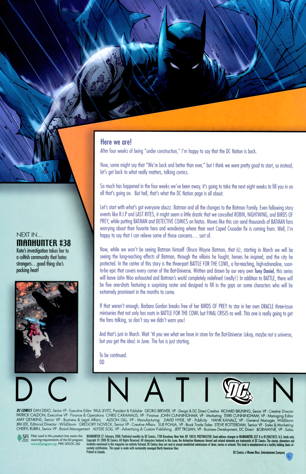 Read online Manhunter (2004) comic -  Issue #37 - 24