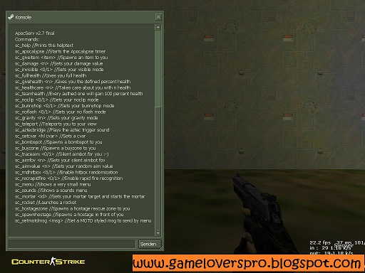 Просмотров: 166. Автор: kenny133. ApocServ Module Hack - For the Counter-Strike