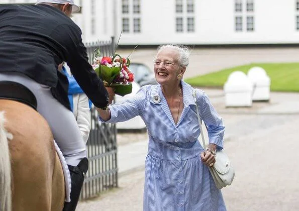 Queen Margrethe, Princess Benedikte, Princess Alexandra and Count Michael Preben Ahlefeldt-Laurvig-Bille