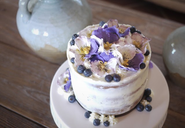 Tipsy Lemon Bakes Lemon Blueberry Cake