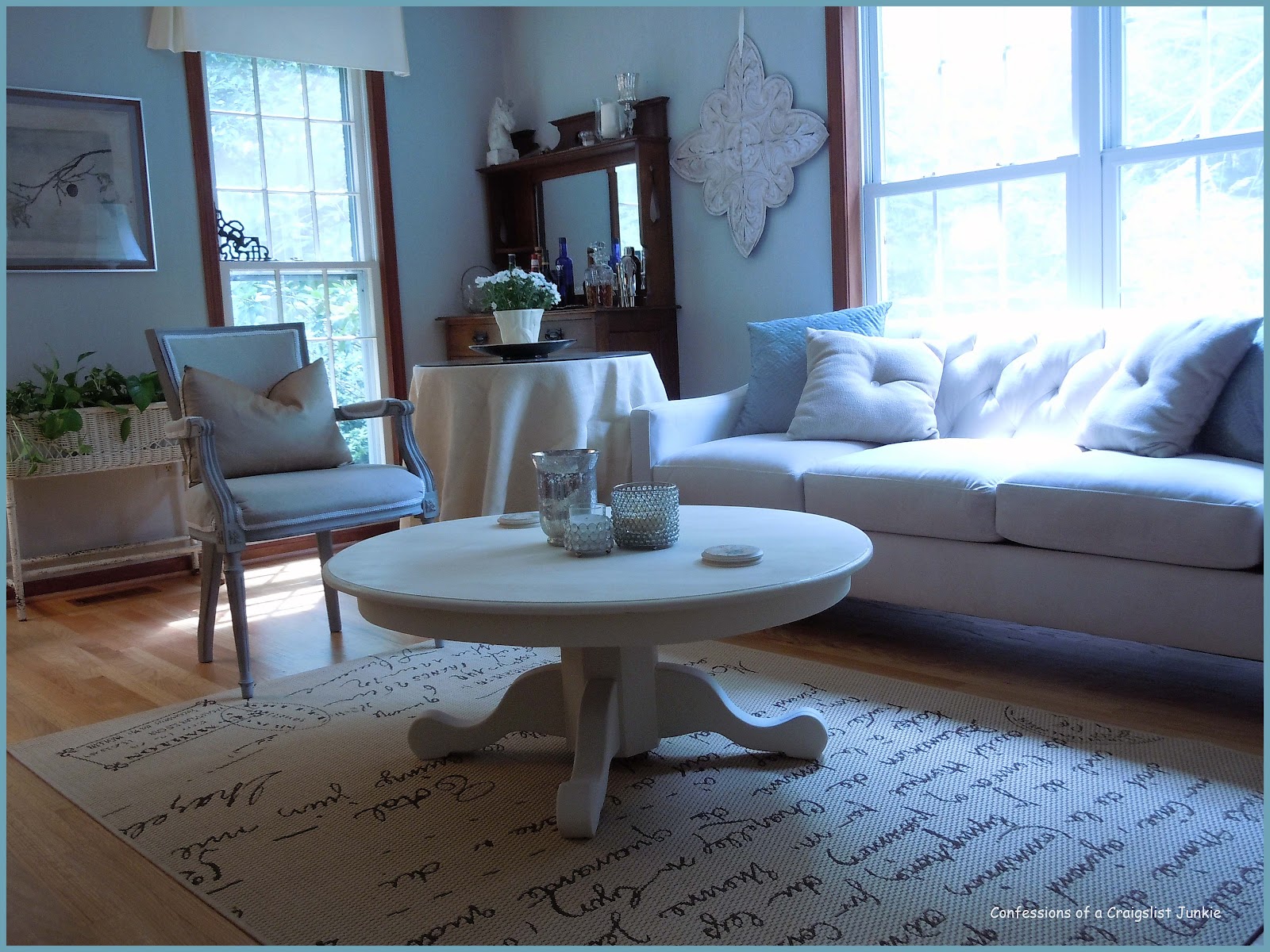 confessions of a craigslist junkie Living Room Refresh on a Budget