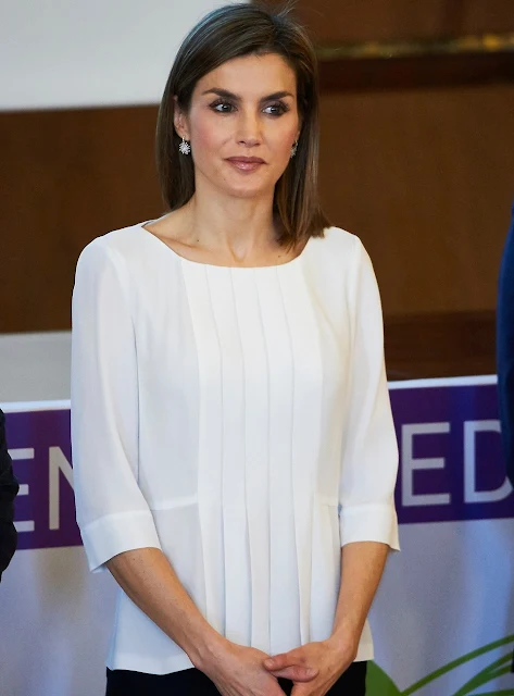 Queen Letizia of Spain attended the FEDER (Rare Diseases Federation ) World Day Event at the CSIC 