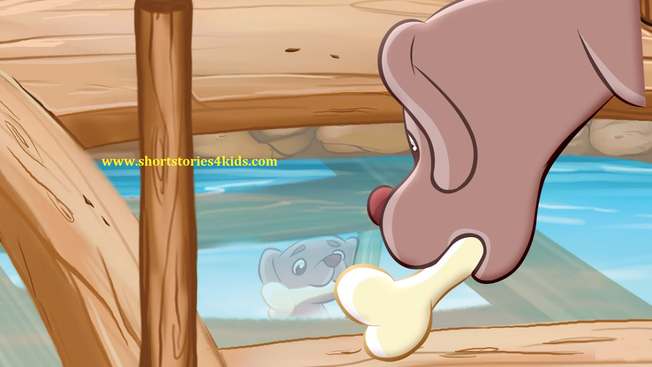 The greedy dog story moral image