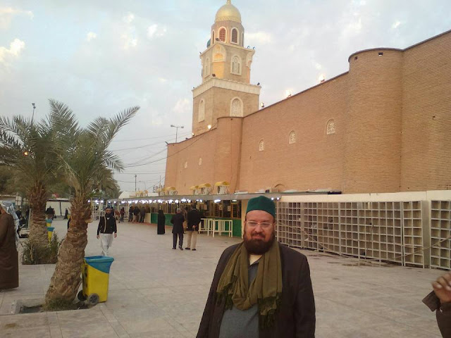 At the mazaar shareef of Hazrat saiyyidinaa Imaam Muslim bin Aqeel Radiyal laahu anhu in koofaa, Iraq﻿