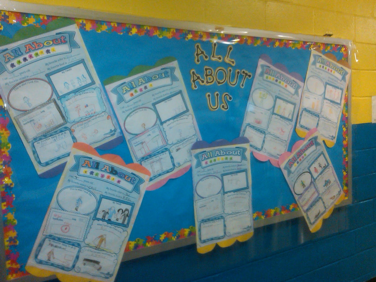 Ms. Berkowitz's Class All About Us Bulletin Board