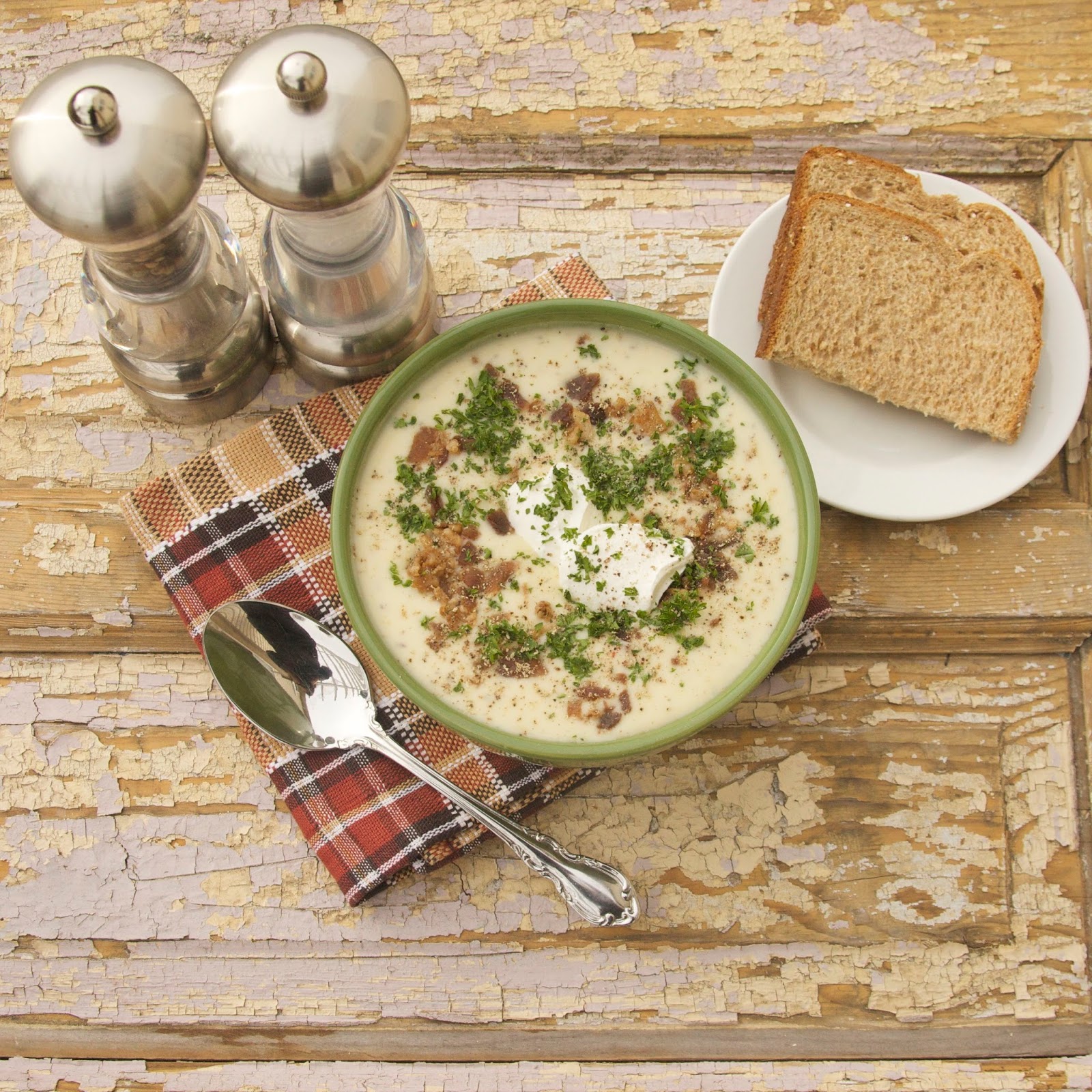 American Twist on Julia Child's Potato Leek Soup