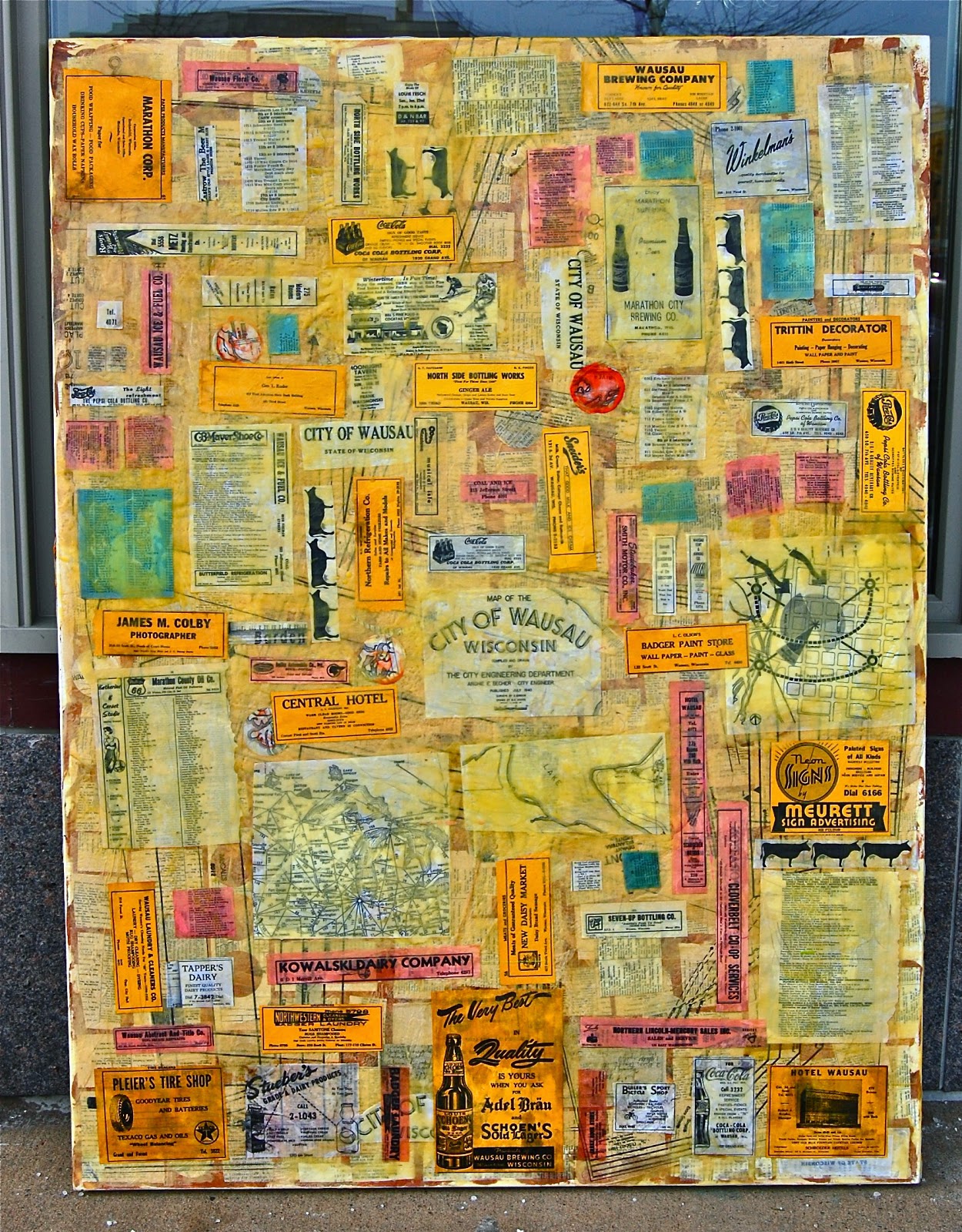 Hazel Home Art and Antiques Wausau, Wisconsin "Old Wausau" by Lisa