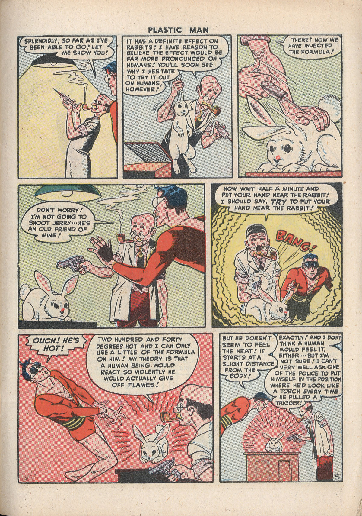 Read online Plastic Man (1943) comic -  Issue #8 - 7