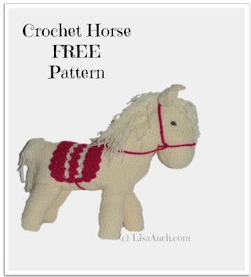 free crochet horse pattern, crochet horse, free pattern