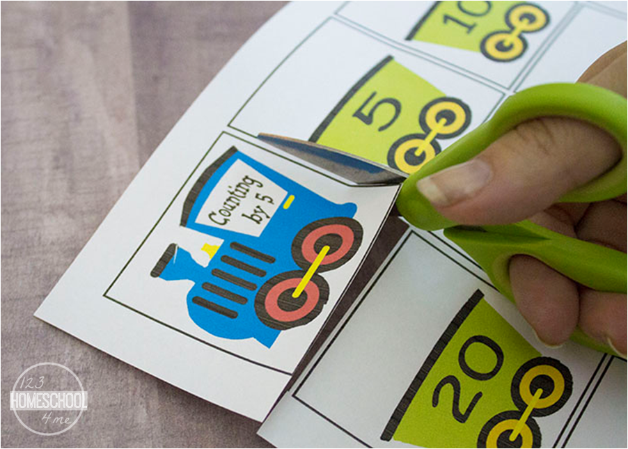 Free Number Trains Count to 100