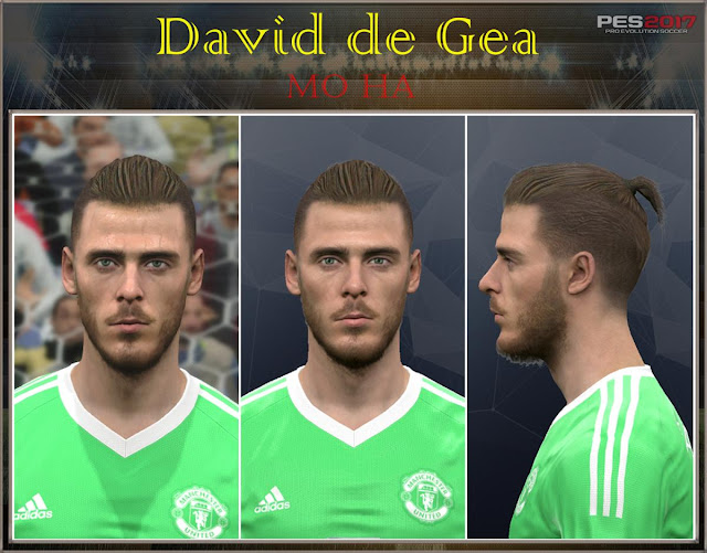David De Gea Face For Pes 2017 By Mo Ha
