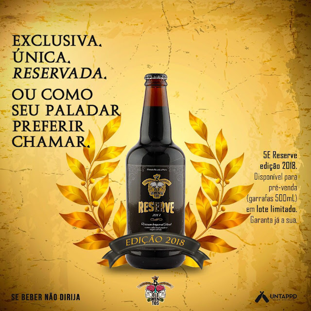 Lançamento 5 Elementos - 2ª edição da Reserve 2018